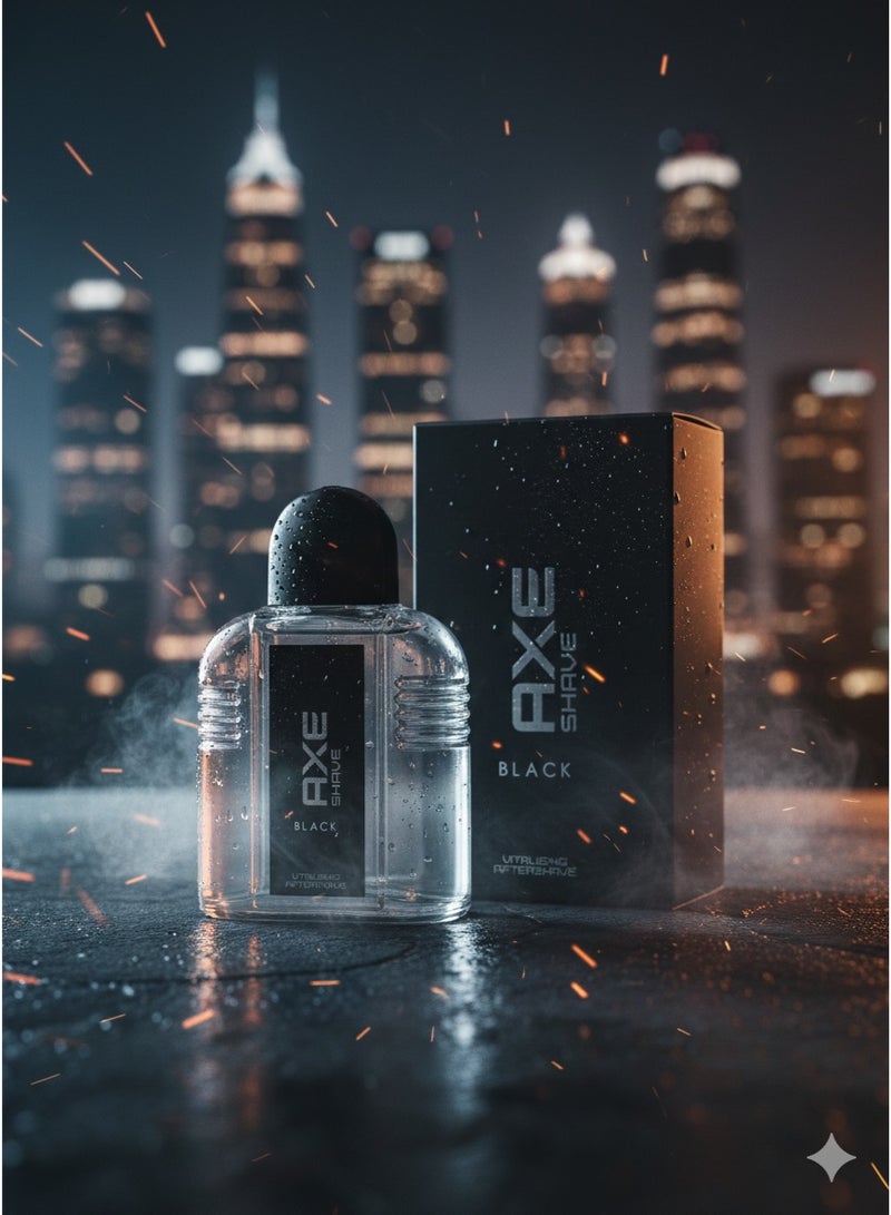 AXE BRAND AXE Black After Shave Lotion (100ml) – Sophisticated & Subtle Scent for Smooth, Refreshed Skin - Image 2